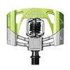 Crankbrothers MTB Pedals Mallet 2 Raw and Green view 1