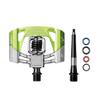 Crankbrothers MTB Pedals Mallet 2 Raw and Green view 4