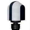 BESA 313957-POST-FR One Light Outdoor Post Mount from Costaluz Series Collection 5.75 inches view 3