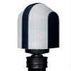BESA 313957-POST-FR One Light Outdoor Post Mount from Costaluz Series Collection 5.75 inches view 4