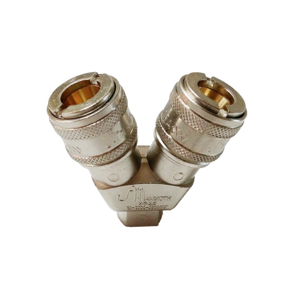 SixTools 2Way Air Coupler 1/4" Manifold Connector
