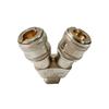 SixTools 2Way Air Coupler 1/4" Manifold Connector view 1