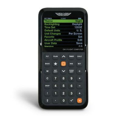 ASA CX-3 Flight Computer  Advanced Electronic E6B for Accurate Flight Planning and FAA Exam Preparation
