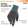 DEX FIT Nitrile Work Gloves FN330, 12 Pairs, 3D-Comfort Stretchy Fit, Firm Grip, Thin & Lightweight, Touch-Screen Compatible, Durable, Breathable & Cool, Machine Washable; Black Grey L (9) view 4