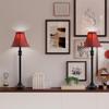 Catalina Lighting Brenda Buffet Table Lamps, Desk Lamp for Office, Dorm, or Bedroom, Reading Light Nightstand Lamp, LED Bulb NOT Included, 25.75", Bronze, Set of 2 view 4