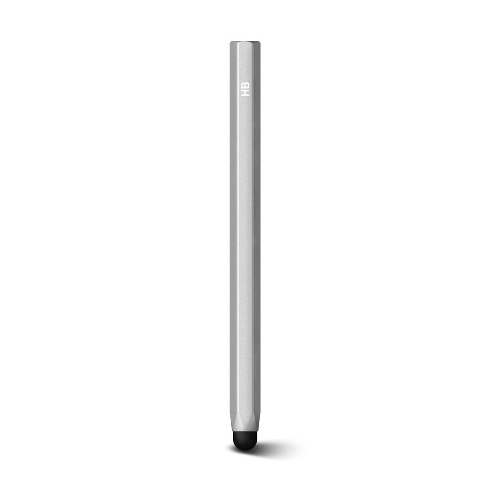 elago Stylus [Hexa][Silver] - [Premium Aluminum ][Classic Pencil Shape][ Replaceable Extra Tip Included] - for iPad, iPad Pro, iPad mini and iPhone