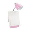 Limelights LD1056-PNK Desk Lamp Organizer with iPad Tablet Book Stand and USB Charging Port, Pink view 4