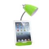 Limelights LD1056-GRN Desk Lamp Organizer with iPad Tablet Book Stand and USB Charging Port, Green view 3