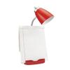 Limelights LD1056-RED Desk Lamp Organizer with iPad Tablet Book Stand and USB Charging Port, Red view 4