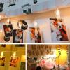 Decute 50LED Photo Clips String Lights Holder Timer Function 8 Modes Dimmable with Remote, 17FT Fairy Starry Lights for Christmas Card Bedroom Wedding Party Hanging Photos Pictures Memos, Warm White view 2