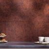FASDE Hammered Decorative Vinyl Backsplash Panel in Moonstone Copper (6X6 Inch Sample) view 2