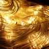 LED Net lights, 200 LED Christmas Light Fairy String Decorative Mesh Warm White for Cocktail Party Birthday BBQ Bistro Cafe 9.8ftx 6.6ft view 2