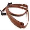 4V Design Lusso Tuscany Leather Slim Handmade Leather Camera Strap w/Universal Fit Kit, Brown/Cyan (2SP01BVV2330) view 3