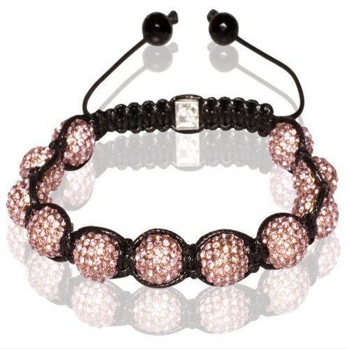 Buddha Bracelet Unisex & Adjustable in Light Pink (Item Includes Gift Box)