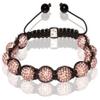 Buddha Bracelet Unisex & Adjustable in Light Pink (Item Includes Gift Box) view 1
