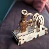 UGEARS Engine 3D Wooden Puzzle Brain Teaser Construction Set for Teens and Adults view 4