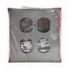 Wiremold Legrand G4046B-2 Duplex Device Box Receptacle & Tele, Gray view 1