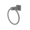 Allied Brass MT-16-GYM Montero Collection Towel Ring, Matte Gray view 1