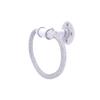 Allied Brass P-500-RG-WHM Pipeline Collection Towel Ring with Stainless Steel Braided Ring, Matte White view 1