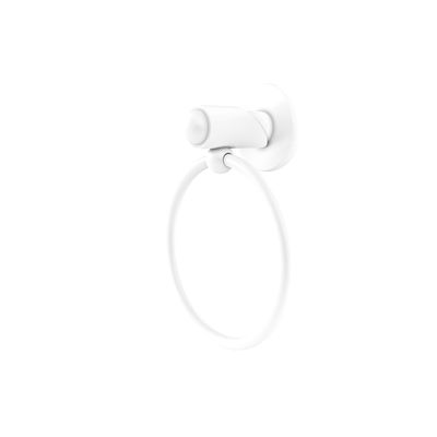 Allied Brass SH-16-WHM Soho Collection Towel Ring, Matte White