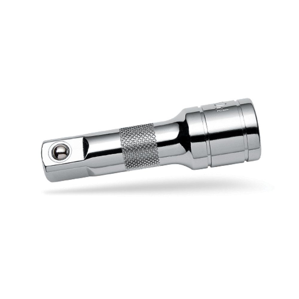 Powerbuilt 1/4-Inch Drive 3-Inch Socket Extension Bar, Chrome Vanadium Steel, Knurled Grip with Grease Rings 640552