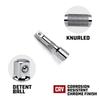 Powerbuilt 1/4-Inch Drive 3-Inch Socket Extension Bar, Chrome Vanadium Steel, Knurled Grip with Grease Rings 640552 view 3