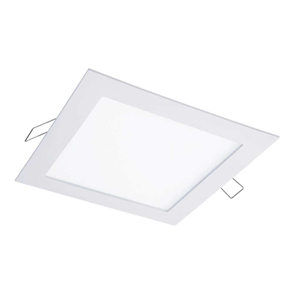 HALO SMD6S6930WHDM SMD-DM Lens Square Integrated LED Direct Surface Mount Recessed Downlight, 3000K Daylight, (No Can Needed), 6.4", White
