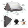 kadision 100W LED Wall Pack with Dusk to Dawn Photocell, 13000LM view 4