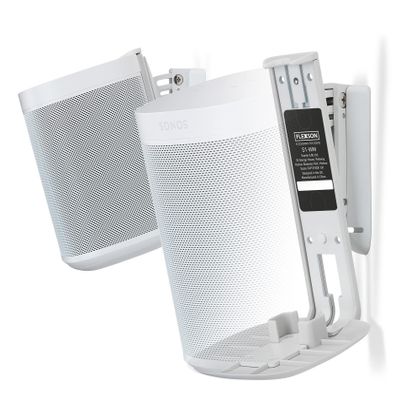 Flexson Wall Mount for Sonos One (White, Pair)