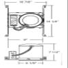 NICOR Lighting 6 inch Housing for New Construction Applications, No Bracket, IC Rated (17002ANB) view 3