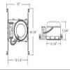 NICOR Lighting 6 inch Shallow Housing for New Construction Applications (17004) view 2