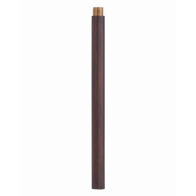 Maxim Lighting STR04506RB 6" Extension Rod, Rustic Burnished