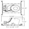 NICOR Lighting 6 inch Sloped Recessed Housing for New Construction Applications, IC-Rated (17022A) view 2