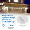 NICOR Lighting 75W White Single Cylinder Adjustable Security Flood Light (11712) view 3