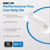 NICOR Lighting 75W White Single Cylinder Adjustable Security Flood Light (11712) view 4