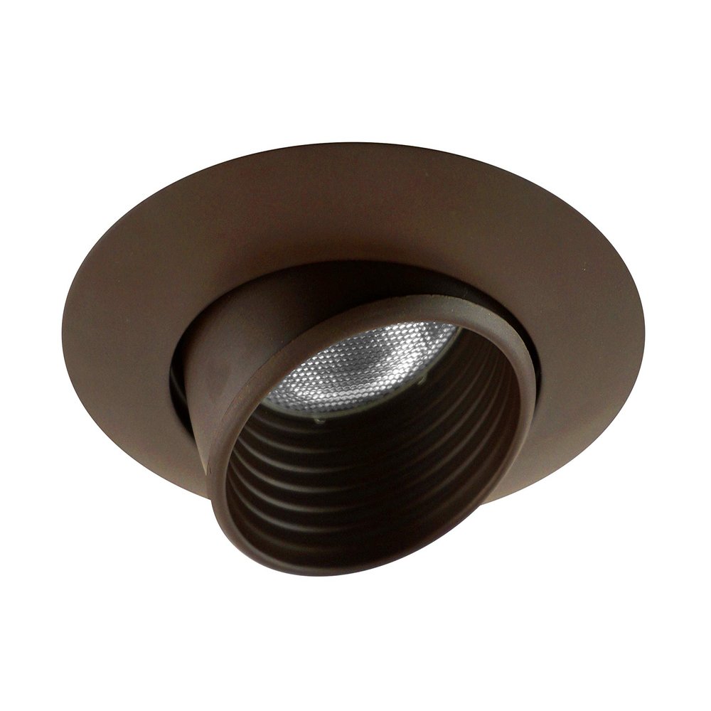 NICOR Lighting 6 in. Oil-Rubbed Bronze Recessed Eyeball Trim with Baffle (17526OB)