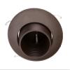 NICOR Lighting 6 in. Oil-Rubbed Bronze Recessed Eyeball Trim with Baffle (17526OB) view 3