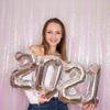Poise3EHome 5FT x 7FT Iridescent Sequin Photography Backdrop Curtain for Party Decoration view 2