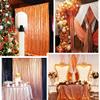 Poise3EHome 6FT x 8FT Sequin Photography Backdrop Curtain for Party Decoration, Rose Gold view 2