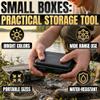 Small Waterproof Box, 2 Pcs, 4.92x2.95x1.53", Foam Insert (Black/Orange) view 4