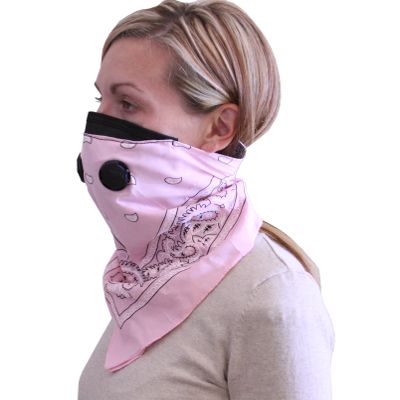 Bandana Style Dust Mask Pnk