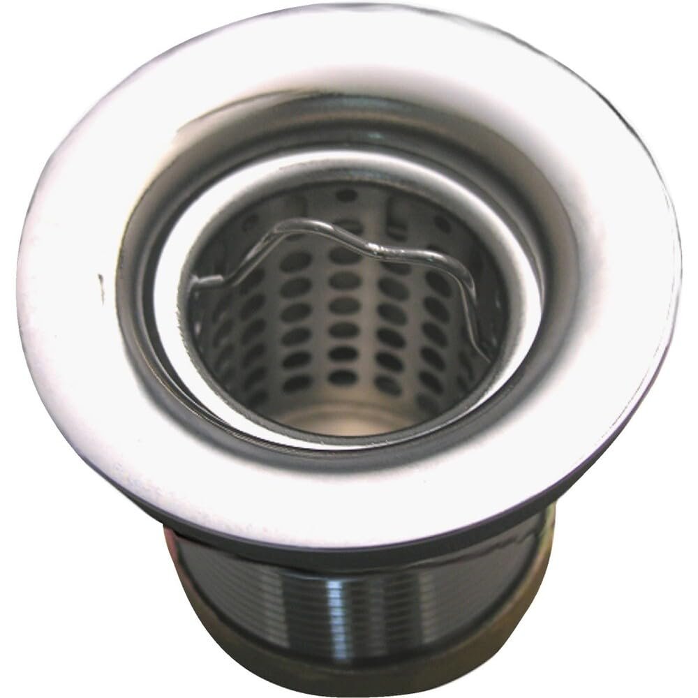 Bridgeport Bail Type Bar Strainer, Chrome-Plated, 1.5-In.