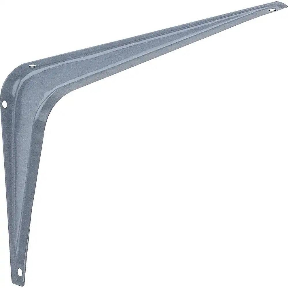 National N171-066 6 x 8 in. Steel Shelf Bracket44; Gray