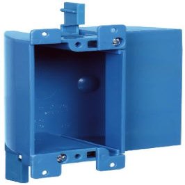 Carlon Lamson & Sessons B117RSW 1 Gang Blue Shallow Work Box