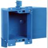 Carlon Lamson & Sessons B117RSW 1 Gang Blue Shallow Work Box view 1
