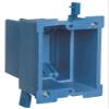 Carlon Lamson & Sessons BH234R SuperBlue Hard Shell Double Gang Old Work Box view 1