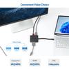 Cable Matters USB C Hub with HDMI, DisplayPort, VGA, USB 2.0, Fast Ethernet, 60W Charging - Thunderbolt 4 / USB4 / Thunderbolt 3 Port Compatible with MacBook Pro, Dell XPS, HP Spectre x360 and More view 3