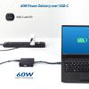 Cable Matters USB C Hub with HDMI, DisplayPort, VGA, USB 2.0, Fast Ethernet, 60W Charging - Thunderbolt 4 / USB4 / Thunderbolt 3 Port Compatible with MacBook Pro, Dell XPS, HP Spectre x360 and More view 4
