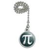 GRAPHICS & MORE Pi Math Geek Nerd 3.14 Ceiling Fan and Light Pull Chain view 1