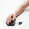Hippus Wireless Light Click HandShoe Mouse - Small, Black Ergonomic Mouse for Right Hand - Compatible with Mac, Windows, Linux view 3